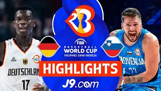 Germany 🇩🇪 Stun Slovenia 🇸🇮 to Secure 1st Place in Group K | J9 Highlights | #FIBAWC 2023