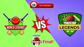 World Legends 11 vs Pakistan Legends Live Match|| UAE Friendship Cup 2022 Final||