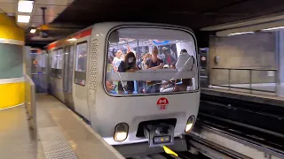 Metro Lyon automatic Line D - Incident at Gorge de Loup station