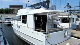 2014 Beneteau Swift Trawler 34 Motor Yacht - Exterior&Interior Walkaround - 2014 Montreal Boat Show