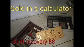 Gold in the calculator