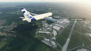 Airbus A320neo Landing at Airbus Plant Hawarden Airport in Broughton on Flight Simulator