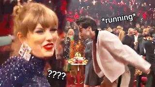 Taylor Swift and Harry Styles being CRAZY at the Grammys