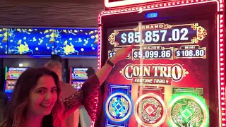 OMG!! We WON The SUPER RARE BONUS on Coin Trio for INSANE JACKPOTS!