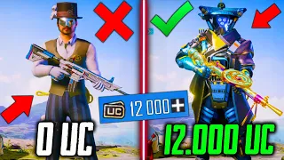 УДАЧА! 😱 ВЫБИЛ МИФИК и ТОП ШМОТ! ПРОКАЧАЛ АККАУНТ НА 12000 UC В PUBG MOBILE! ПРОКАЧКА АККАУНТА!