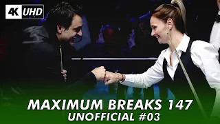 Ronnie O'Sullivan | Unofficial Maximum Breaks 147 #03 [4k Ultraᴴᴰ]