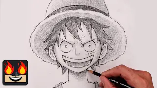 How To Draw Monkey D. Luffy | One Piece Sketch Tutorial