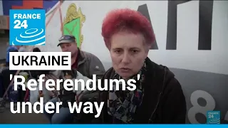 Ukraine 'referendums': Votes on joining Russia under way in Moscow-held regions • FRANCE 24