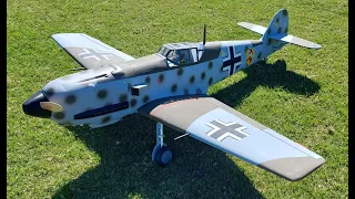 SEAGULL MODELS RC BF109E 26CC AT REBELS FIELD 20230812