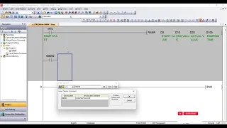 How to Use RAMP Instruction With FX3U PLC GX Works2 ||Sample Video