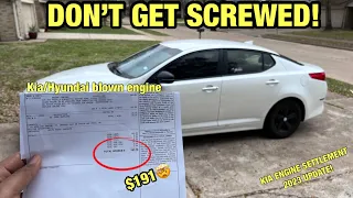 KIA ENGINE SETTLEMENT 2023! | HOW TO GET YOUR KIA ENGINE REPLACED IN 2023 | AVOID GETTING CHARGED!