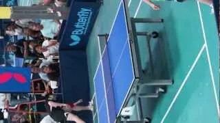 Dimitrij Ovtcharov vs. Eugene Wang Zhen, 2012 LA Open Table Tennis Tournament, 15:13:17