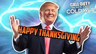 Trump Plays COD, Wishing Everyone a Happy Thanksgiving (Voice Troll)