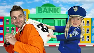 La aventura de Katya y Dima en el banco