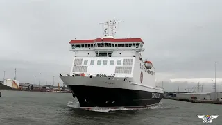 🚢 Catching the BEN MY CHREE ferry leaving Heysham port in 4K ultra HD. 🚢