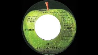 1974 HITS ARCHIVE: Jet - Paul McCartney & Wings (stereo 45)