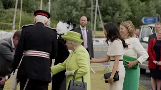 Her Majesty The Queen and Her Royal Highness The Duchess of Sussex: Mersey Gateway Official Opening