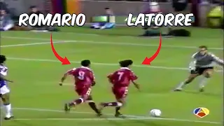 Romario and Latorre destroy the best players in Europe (1995)