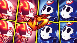 4 Toads vs 4 Shy Guys - Mario Strikers Battle League