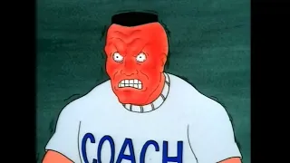 Beavis and Butthead - coach buzzcut beats up substitue teacher