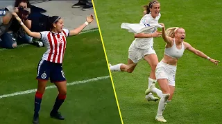 Women's Football Funny Goals Celebration