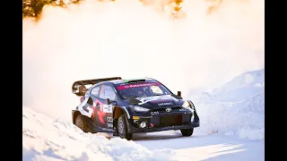 WRC Sweden 2024 Friday Morning Highlights