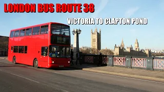 London Bus Ride - Route 38 Full Journey From Victoria To Clapton Pond