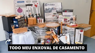 TODO MEU ENXOVAL DE CASAMENTO QUE FIZ ATÉ AGORA | ENXOVAL DE 3 ANOS - PARTE 1