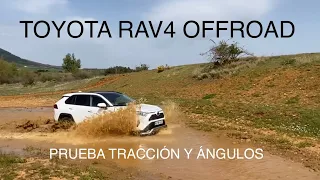 Toyota RAV4 Hybrid offroad (TRACTION TEST / INPUT AND OUTPUT ANGLE)