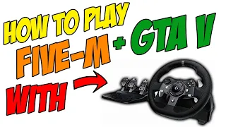 How to play FiveM using Steering Wheel and Pedals 😮