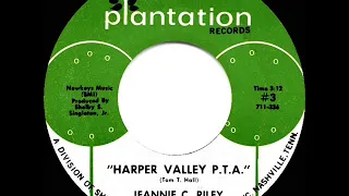 1968 HITS ARCHIVE: Harper Valley P.T.A. - Jeanie C. Riley (a #1 record--mono 45)