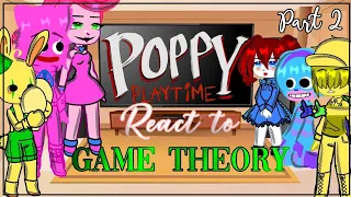 Poppy playtime react to Game theory [part 2] [Its DK afton]