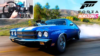 TUNING DRIFT 1970 Chevrolet Chevelle Super Sport 454 Forza Horizon 5 Thrustmaster T300