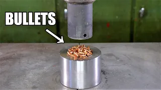 Can You make a Bullet Rock with Hydraulic Press