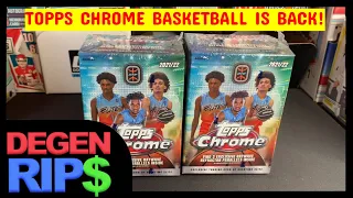 2021-22 Topps Chrome Overtime Elite Basketball Blaster Box! BEAUTIFUL Cards! Top NBA Prospects!