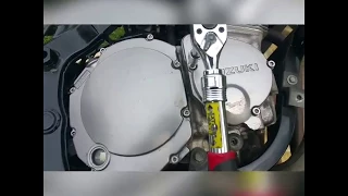 Suzuki Katana engine cover replacement