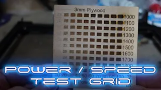 Lightburn Speed & Power Grid Tutorial