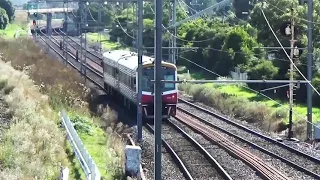 freight and passenger trains on the North East lines of Victoria