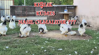 KIŞLIK  TAVUK KÜMESİ  NASIL OLMALI