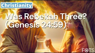 Was Rebekah Three? (Genesis 24:59)