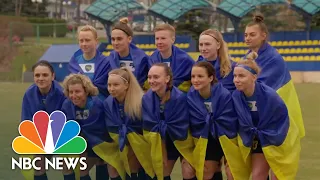 Mariupol women's soccer team plays through war