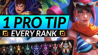 1 SECRET TIP for EVERY RANK - TOP Lane Tips to RANK UP FAST - LoL Challenger Guide