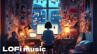 LoFi music：Rainy Night Lofi: 32 Tracks for Deep Focus and Relaxation　雨の日の音楽　リラックス、作業用、勉強用、睡眠用音楽