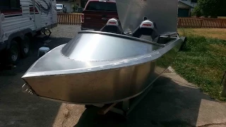 Emperor 10ft Mini-Wee aluminum jet boat test 1 2 and 3