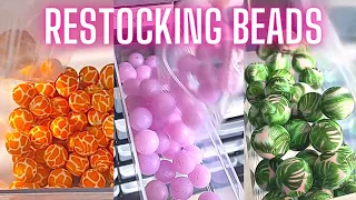 ASMR RESTOCKING BEADS #10 🍀 TIKTOK BUSINESS COMPILATION