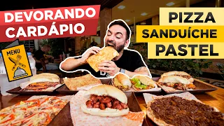 PIZZA, SANDUÍCHE & PASTEL!! [DEVORANDO O CARDÁPIO]