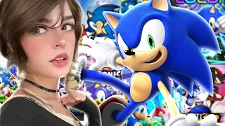 I Got My EX-GIRLFRIEND To Play Sonic Games....