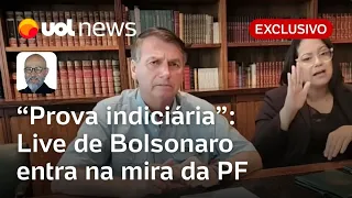 Live de Bolsonaro é tratada pela PF como 'prova indiciária' após delação de Mauro Cid | Josias