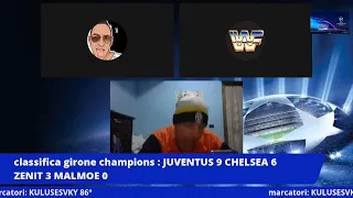 live reaction secondo tempo champions league ZENIT JUVENTUS