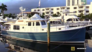 2020 Krogen Express 52 Cruising Yacht Walkaround Tour - 2020 Fort Lauderdale Boat Show